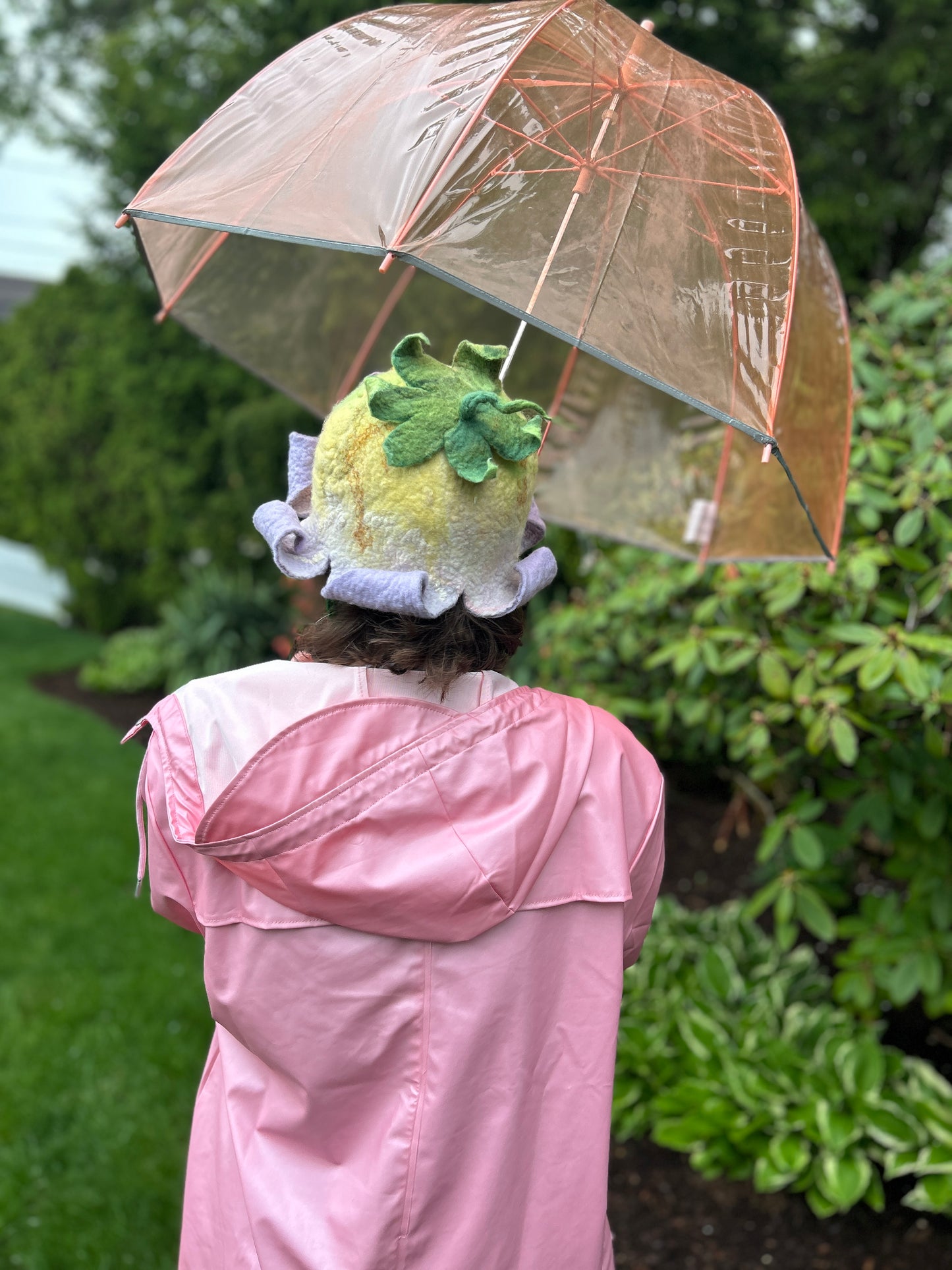 Wool Flower Blossom Hat