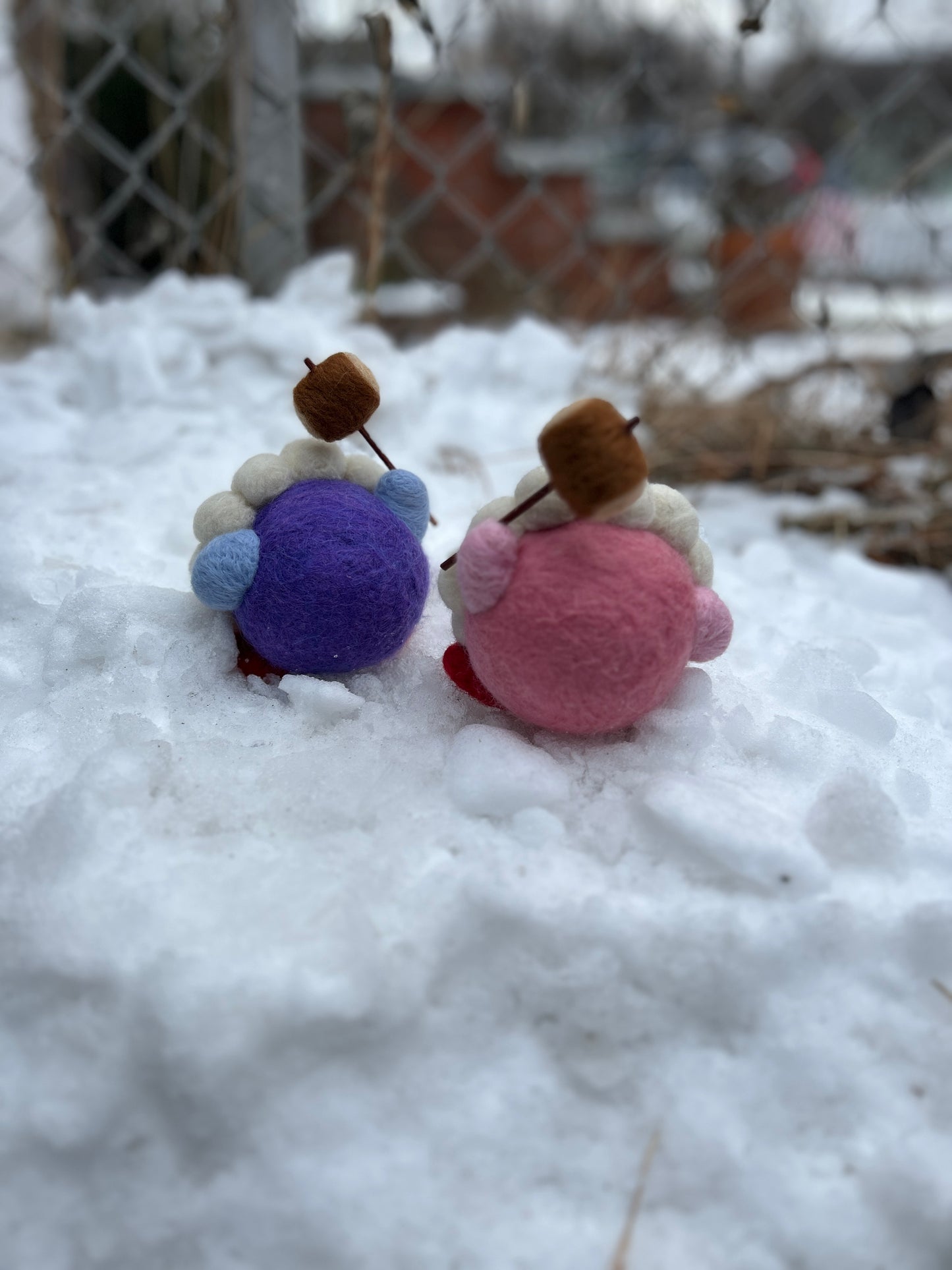 Pink Round Eskimo Guy
