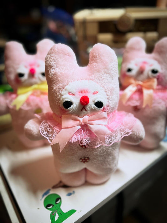 Pink V-day Bunny Clowns
