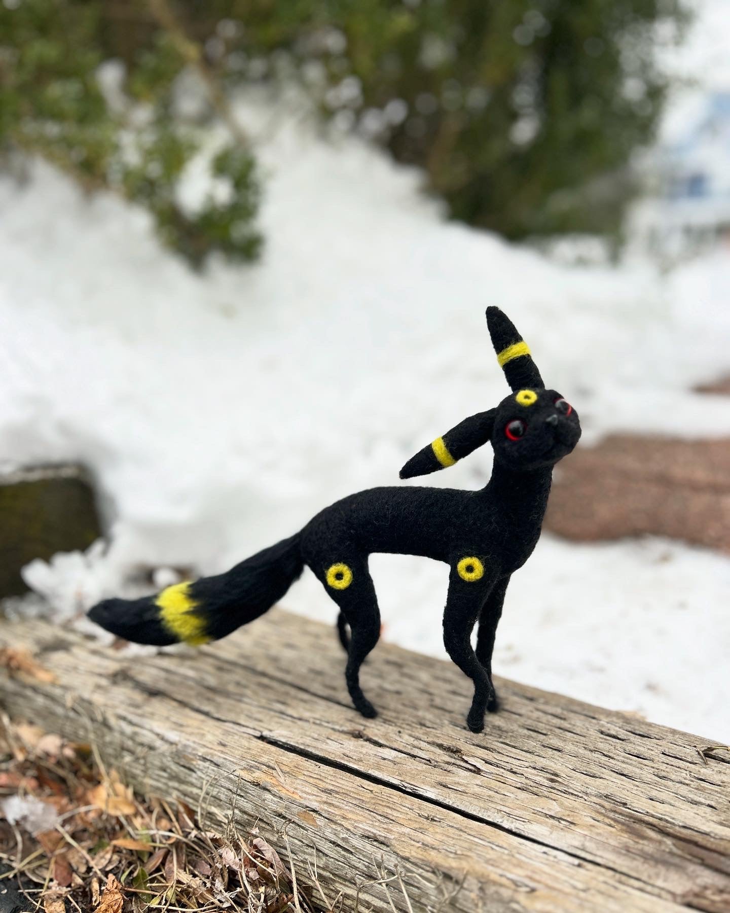 Magical Black Ghost Fox