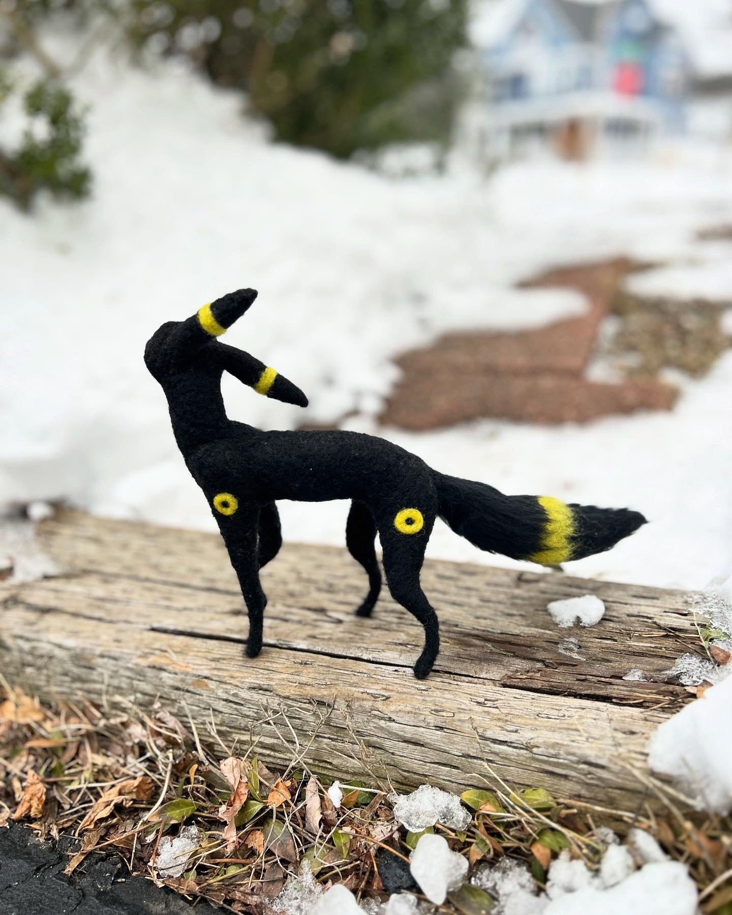 Magical Black Ghost Fox