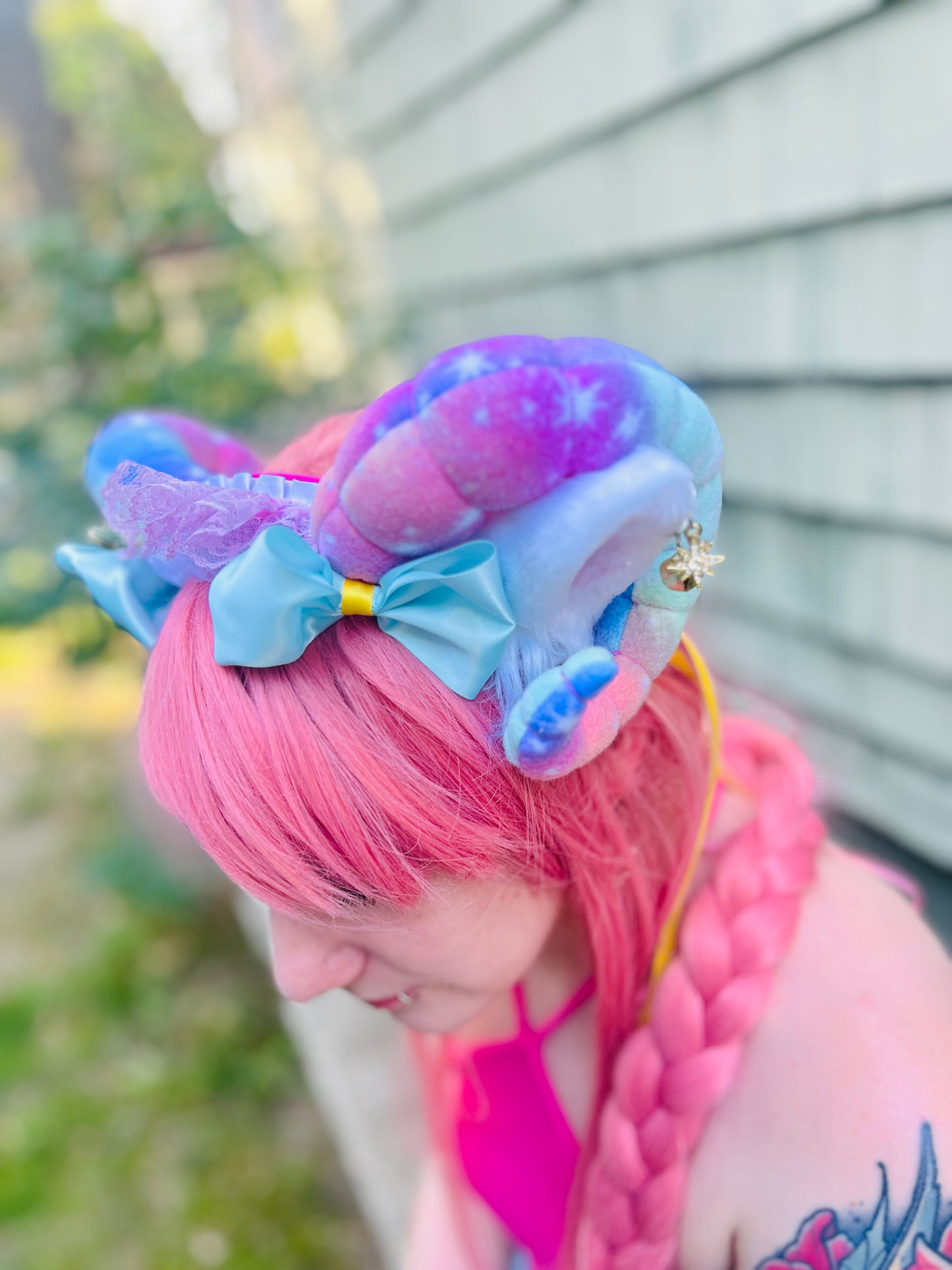 Space Candy Ram Horn Headband