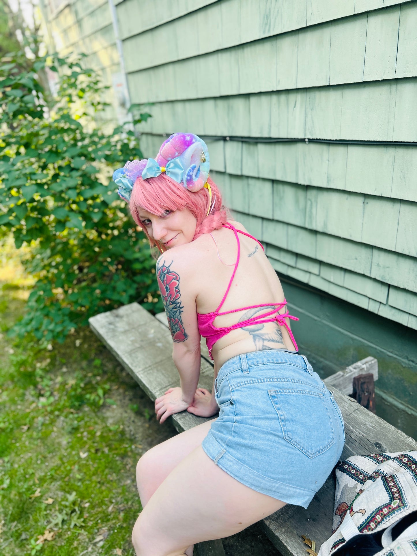 Space Candy Ram Horn Headband
