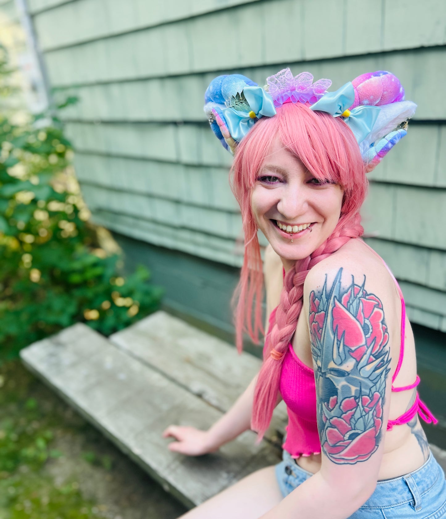 Space Candy Ram Horn Headband