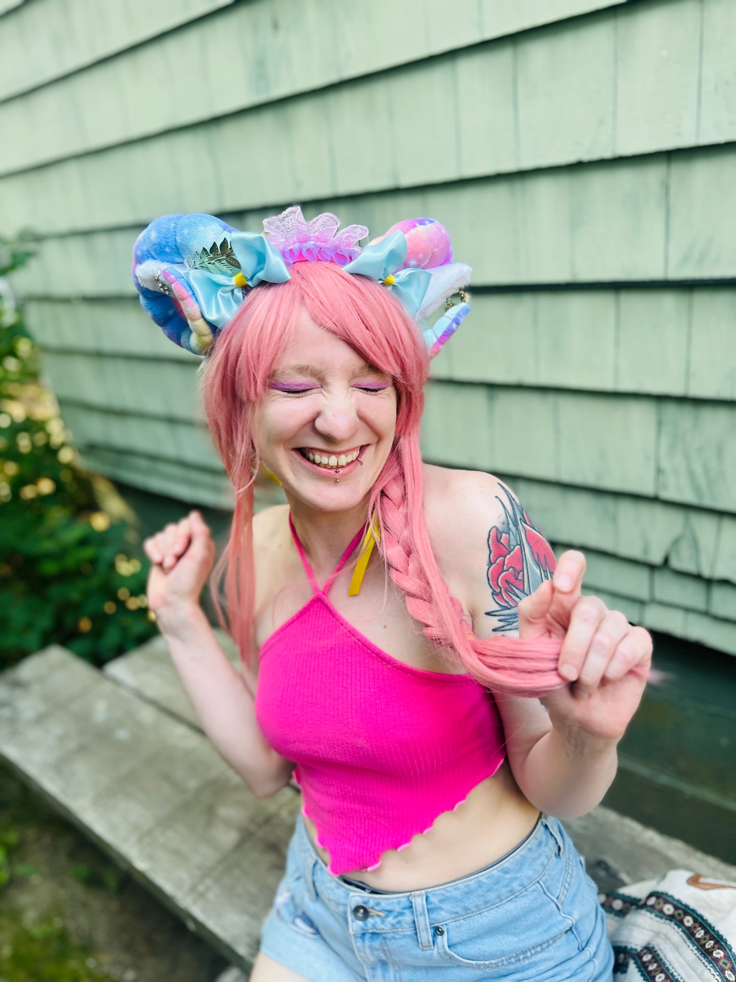 Space Candy Ram Horn Headband