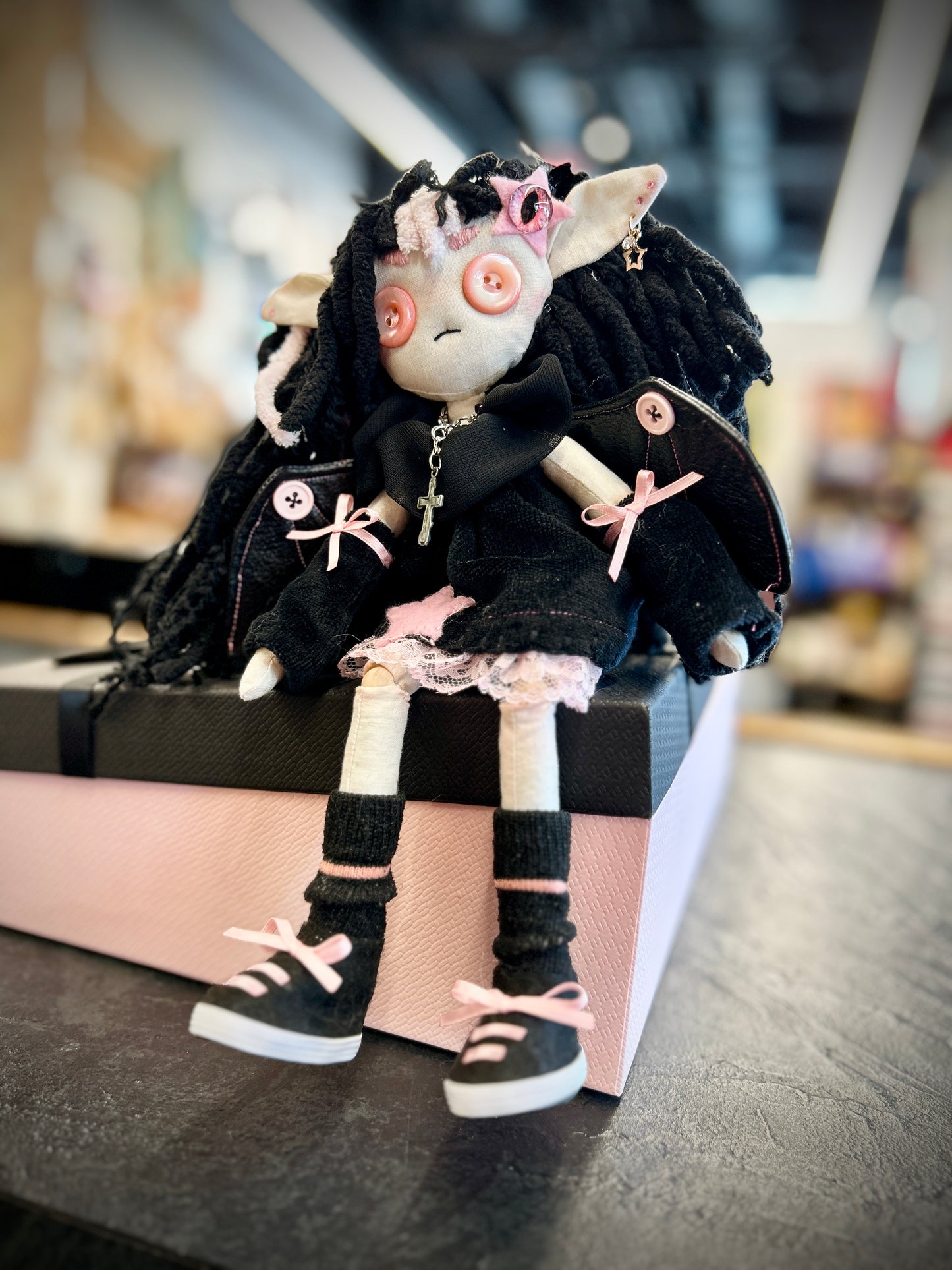 OOAK Handmade Ball Jointed Rag Doll - Stella Vampirella