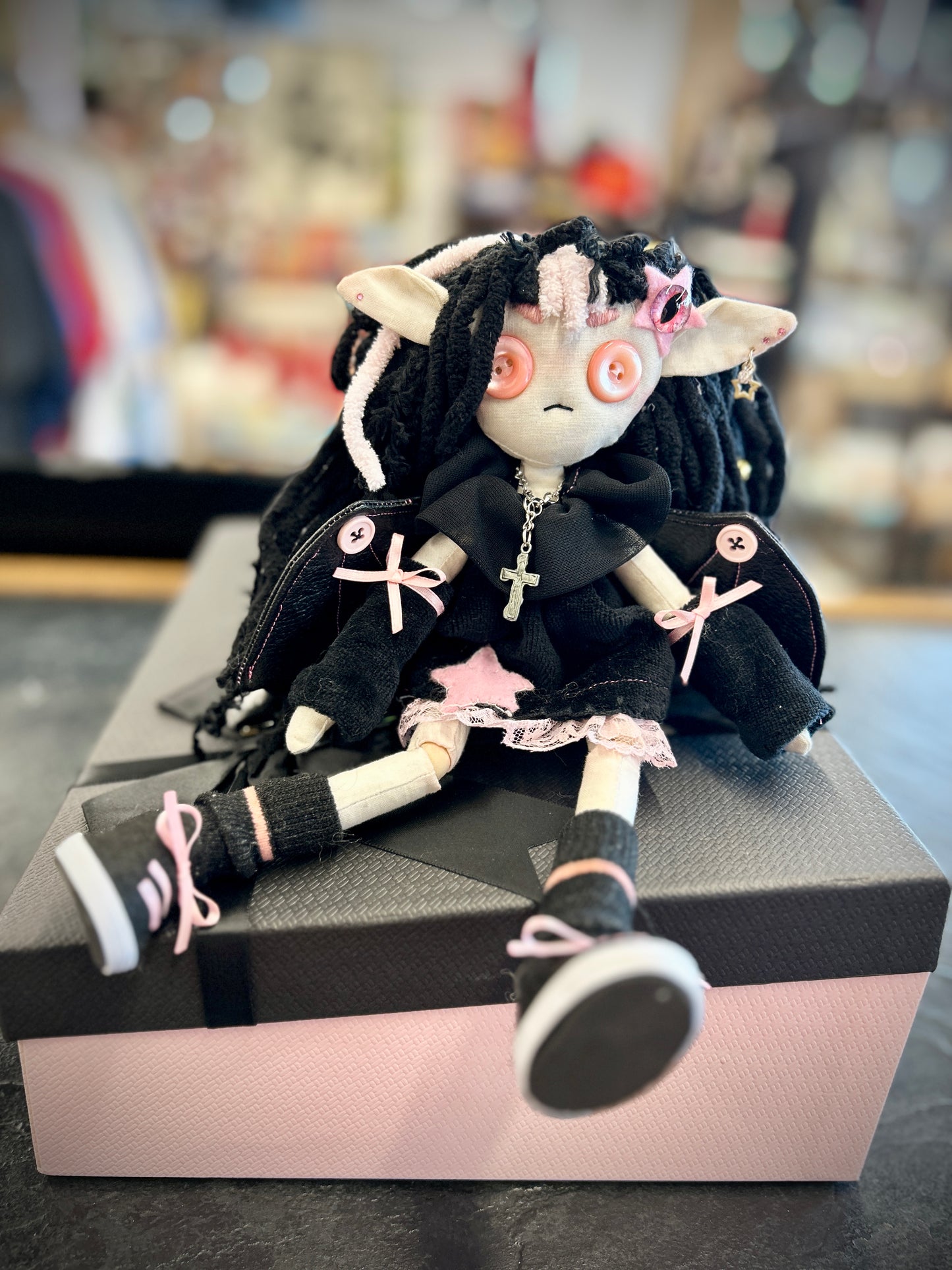 OOAK Handmade Ball Jointed Rag Doll - Stella Vampirella