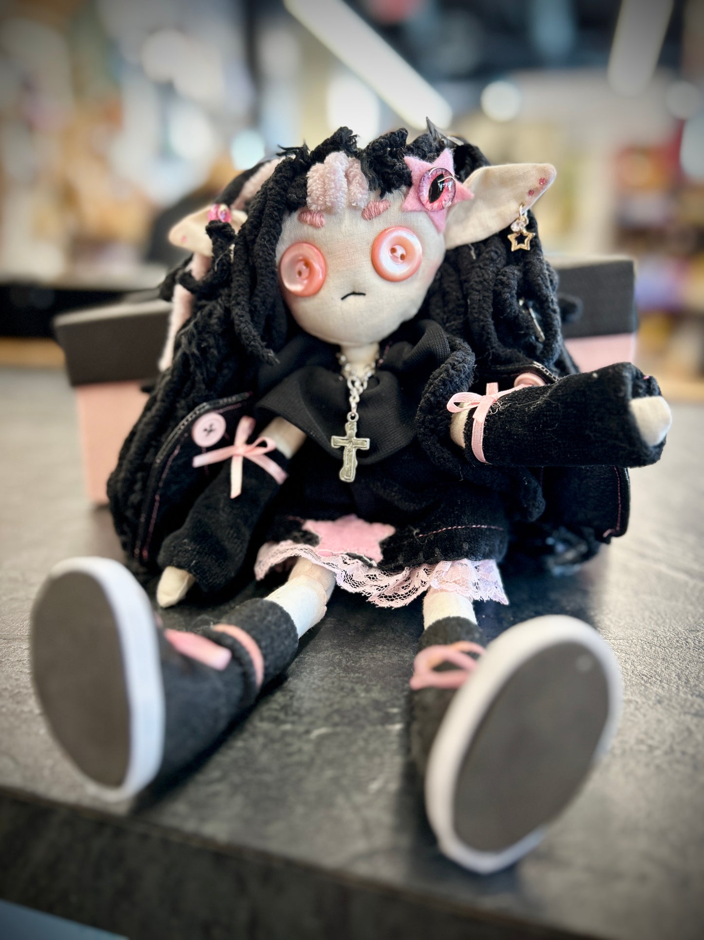 OOAK Handmade Ball Jointed Rag Doll - Stella Vampirella