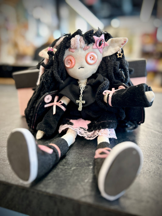 OOAK Handmade Ball Jointed Rag Doll - Stella Vampirella