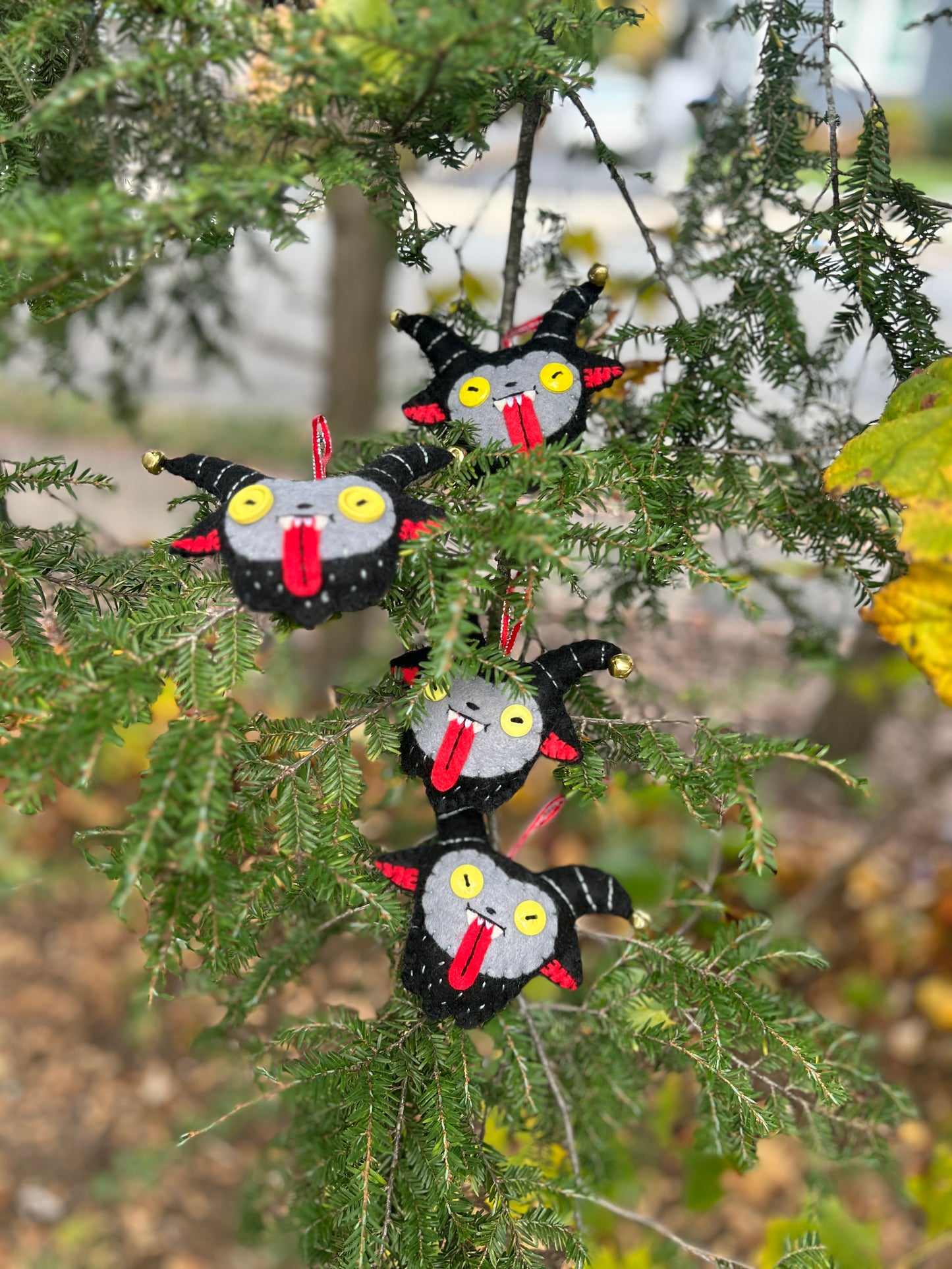 Felt Krampus Ornament