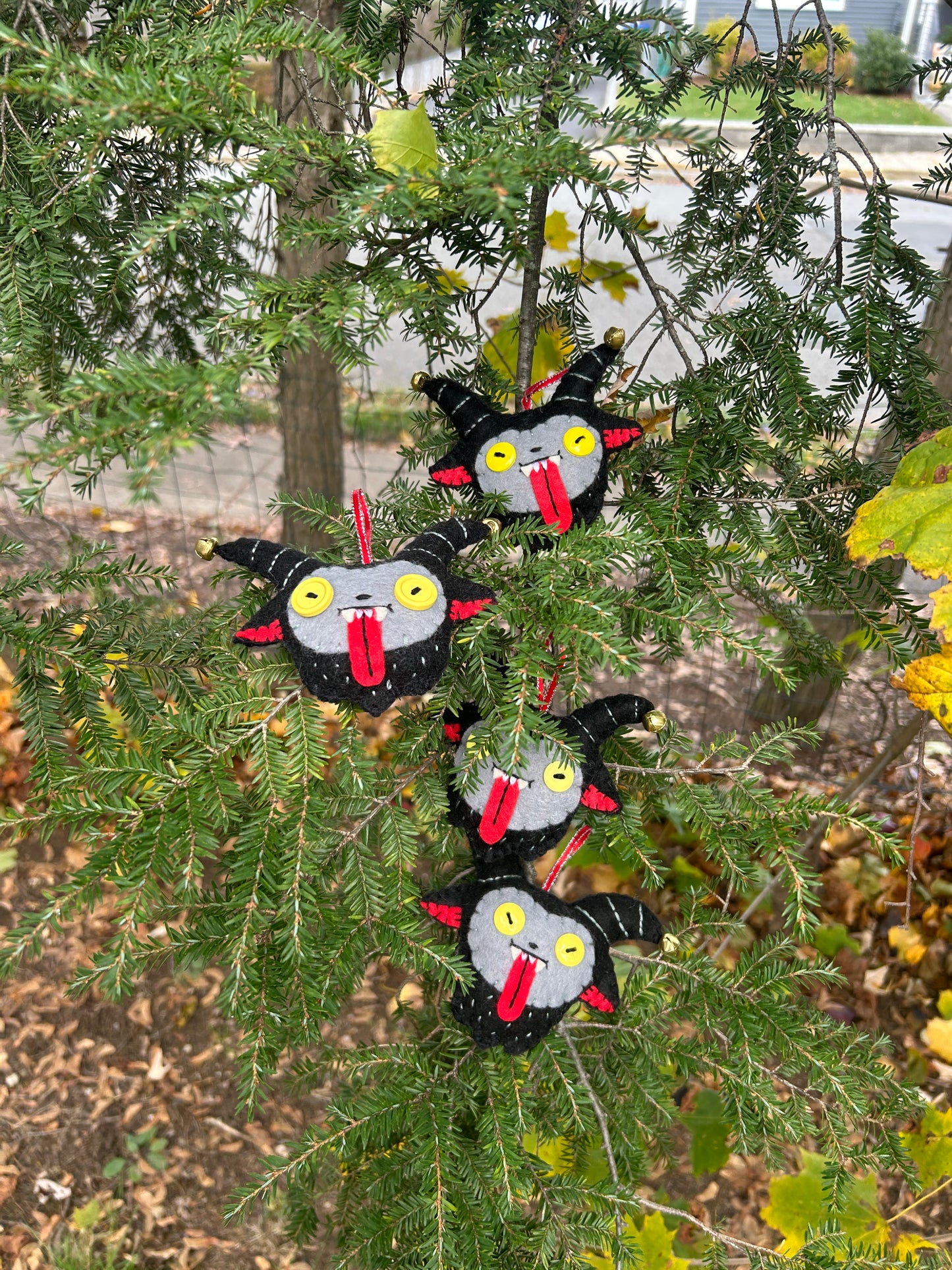 Felt Krampus Ornament