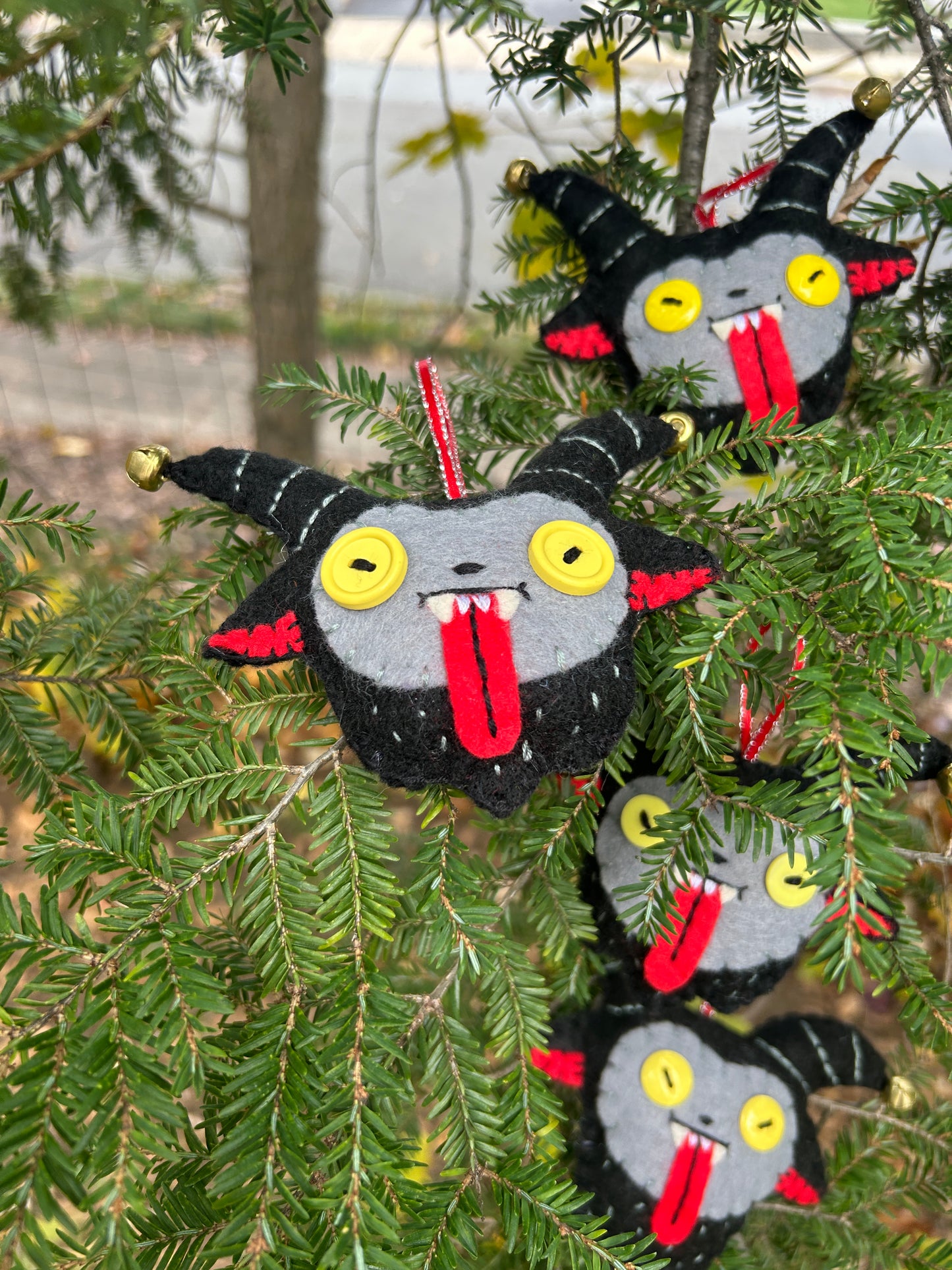 Felt Krampus Ornament