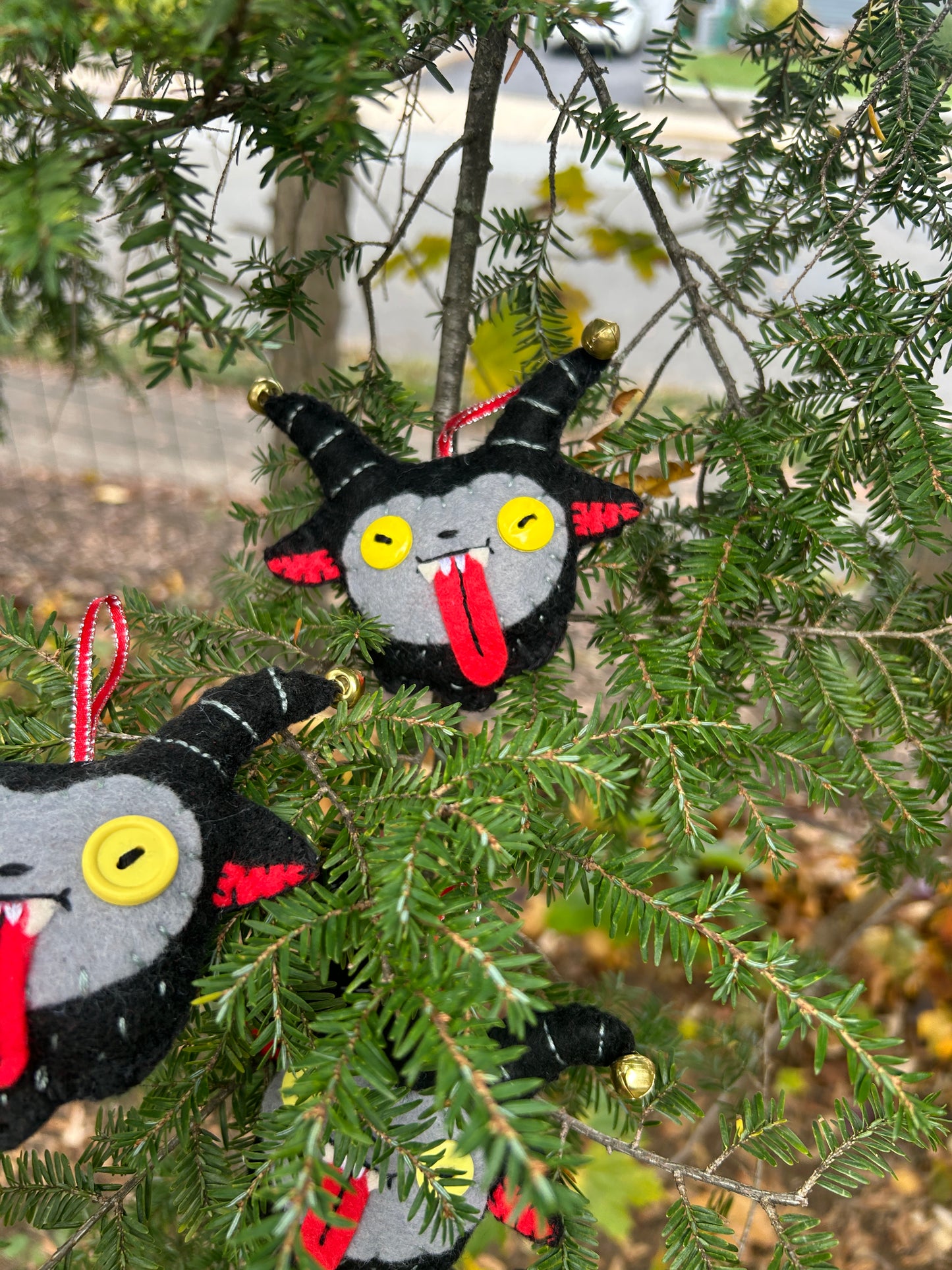 Felt Krampus Ornament