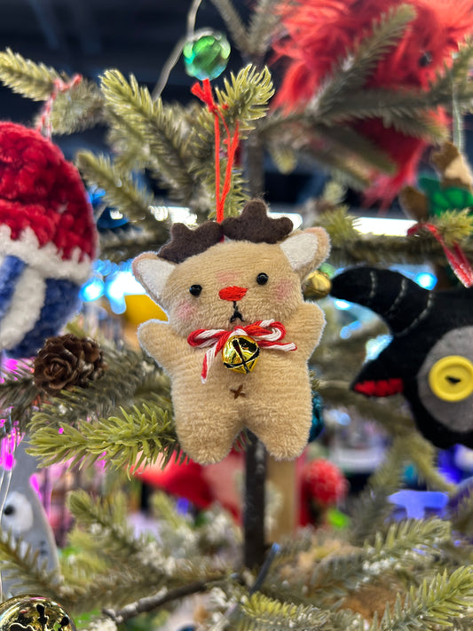 Mini Reindeer Ornament w/ Booty