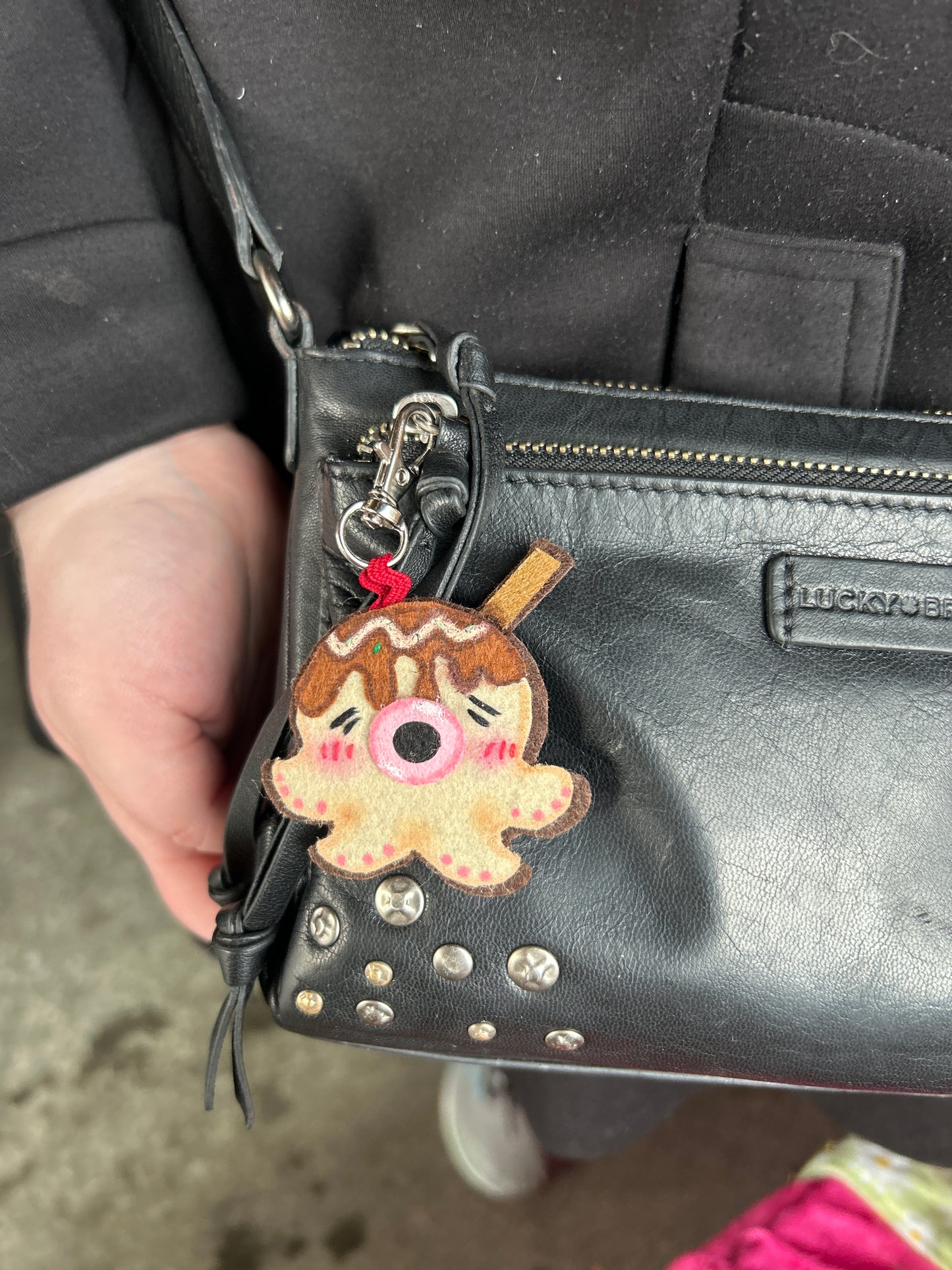 Felt Takoyaki Keychains