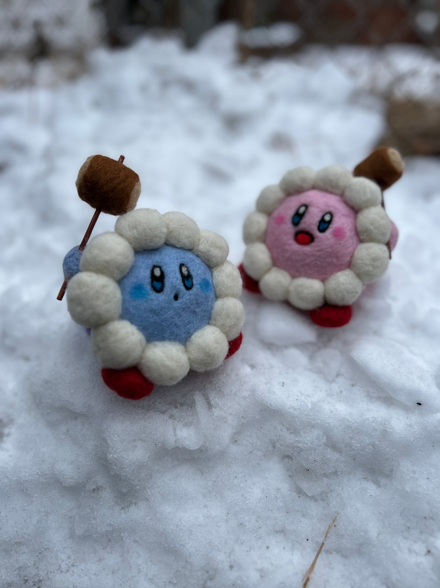 Pink Round Eskimo Guy