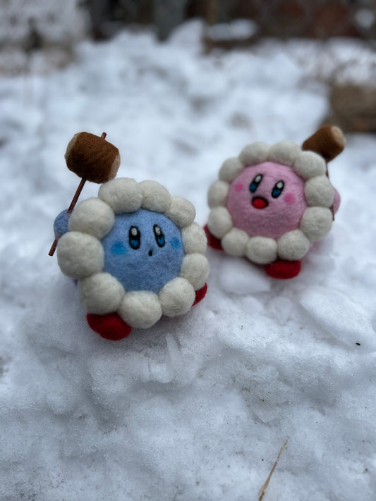 Pink Round Eskimo Guy