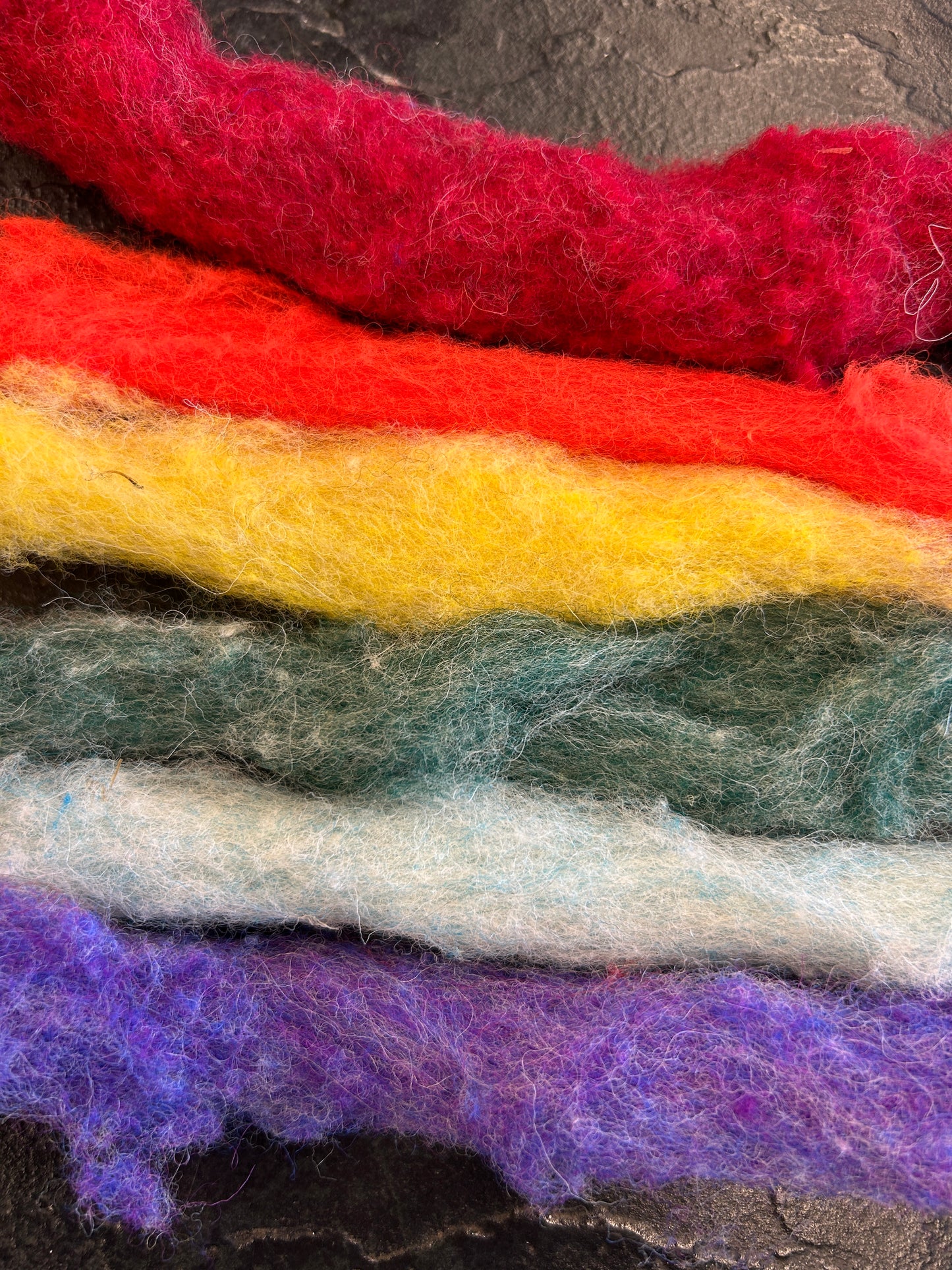 Kekii Crafts Needle Felting Fiber Packs (Core Wool)