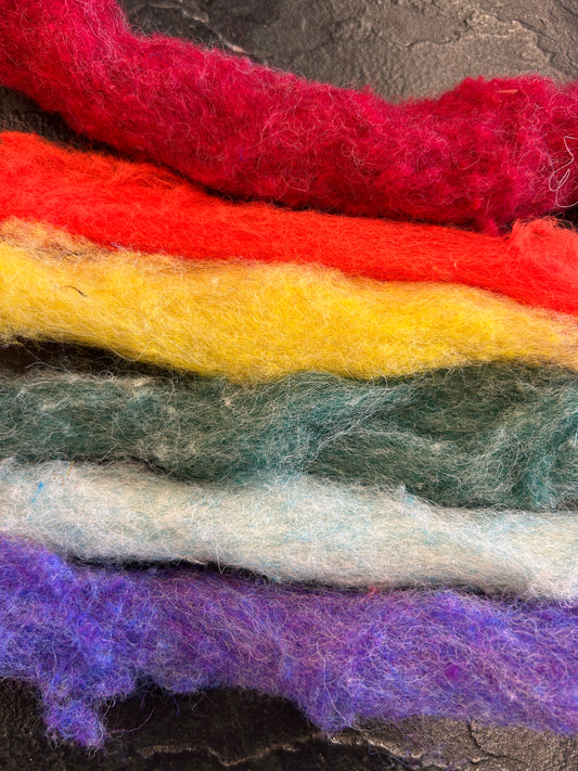 Kekii Crafts Needle Felting Fiber Packs (Core Wool)